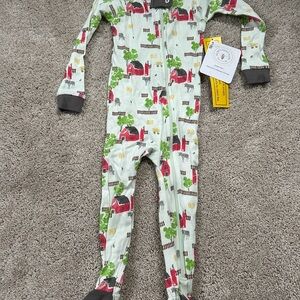 Farm Print Baby Onesie